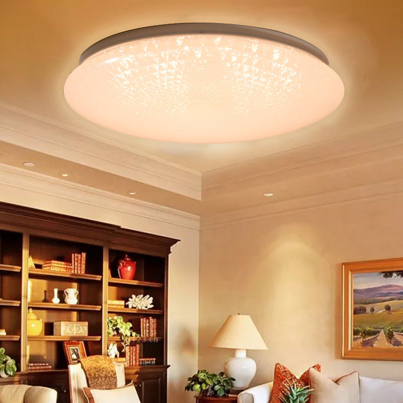 Modern Acrylic LED Ceiling Light Fixture in Warm/White/Natural Light – 15"/19" Dia