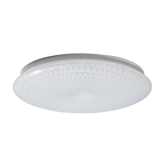 Modern Acrylic LED Ceiling Light Fixture in Warm/White/Natural Light – 15"/19" Dia