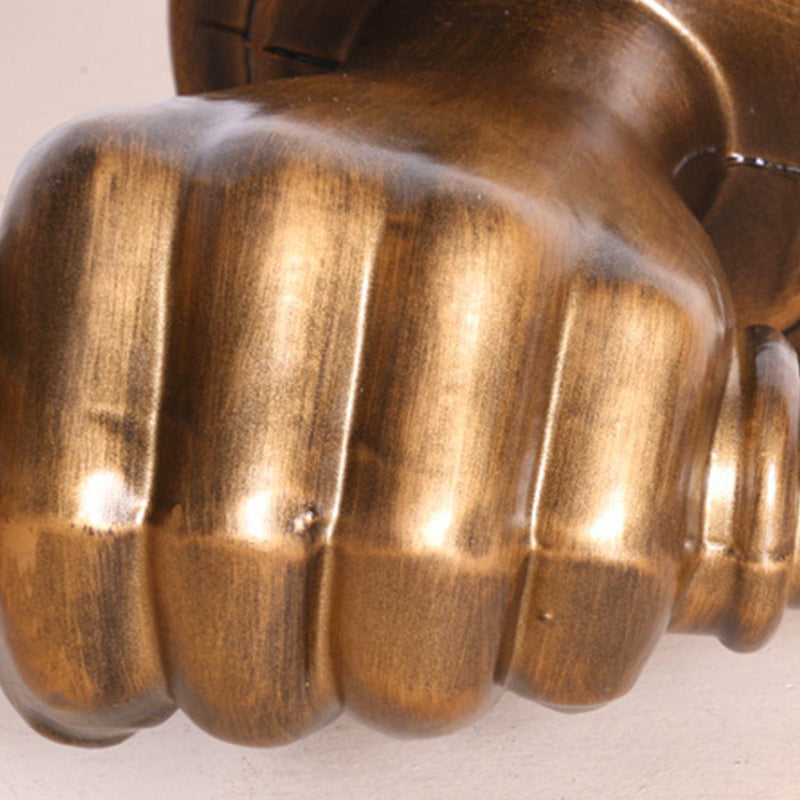 Rustic Glass Shade Wall Mount Torch Sconce Lighting in Bronze for Foyer