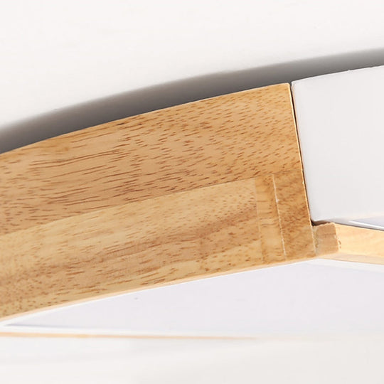 Nordic Circle LED Flush Mount Light - Acrylic Diffuser - 12"/16"/19.5" Width - LED Ceiling Lamp in Green/Grey/Pink/White for Baby Room