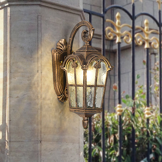 10"/14" 1-Light Water Glass Wall Lamp Farmhouse Black/Brass Lantern with Curvy Arm - Doorway Wall Lighting"
(The length of the title has been reduced while maintaining the important keywords for SEO.)