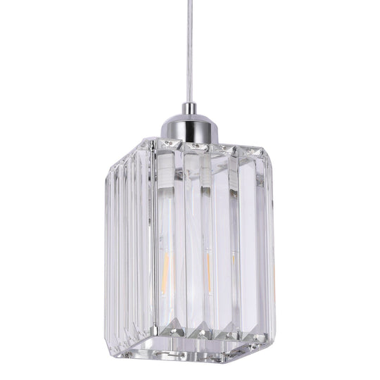 Luna Crystal Glass Pendant Light - Timeless Elegance for Any Space