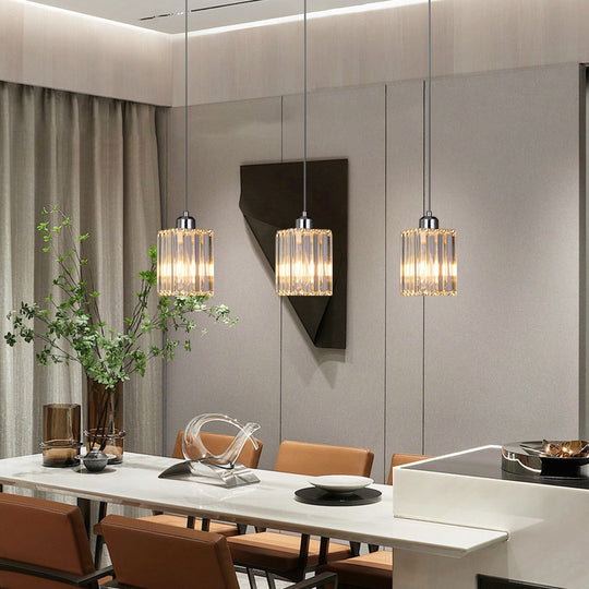 Luna Crystal Glass Pendant Light - Timeless Elegance for Any Space