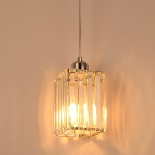 Luna Crystal Glass Pendant Light - Timeless Elegance for Any Space