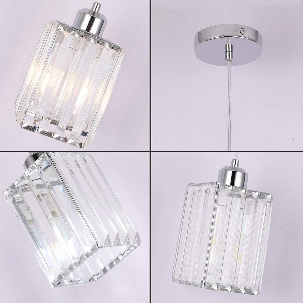 Luna Crystal Glass Pendant Light - Timeless Elegance for Any Space