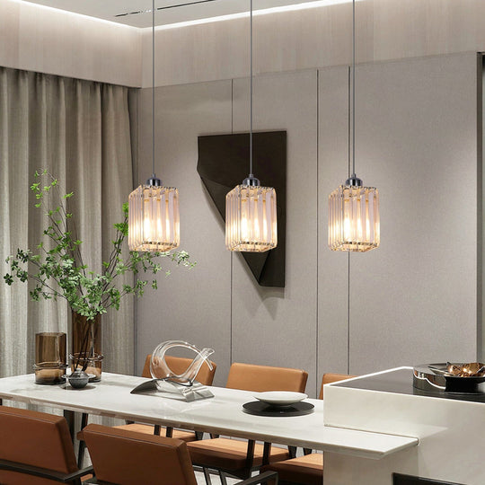 Luna Crystal Glass Pendant Light - Timeless Elegance for Any Space