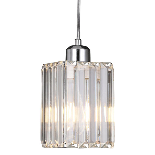 Luna Crystal Glass Pendant Light - Timeless Elegance for Any Space