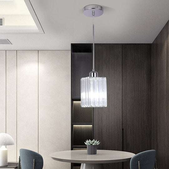 Luna Crystal Glass Pendant Light - Timeless Elegance for Any Space