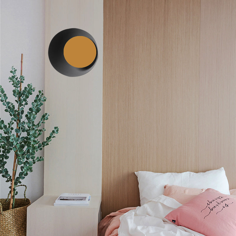 Dot Sconce Light: Macaron Style Metal Candy Colored Wall Lamp for Study Room & Kitchen