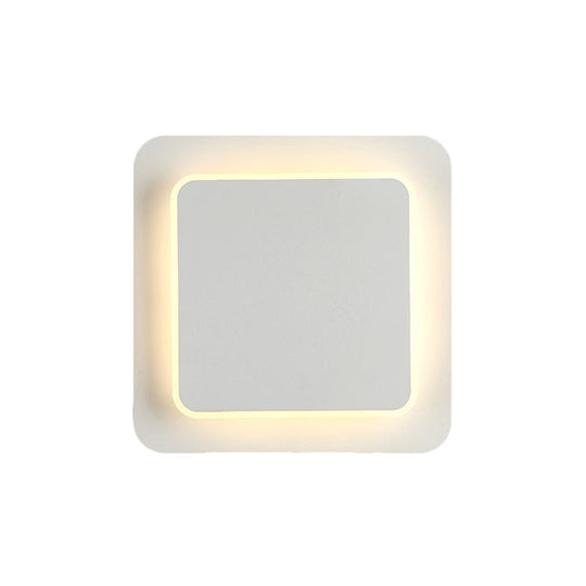 Sleek Slim Panel Wall Light - Stylish Wood Acrylic Sconce for Corridor & Kitchen