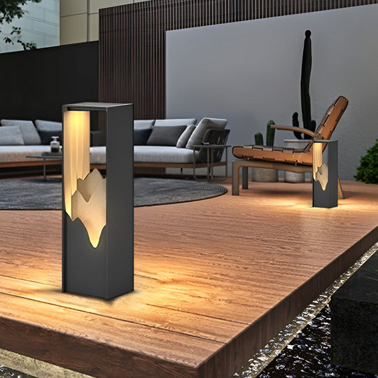 LED Mountain Scenery Path Lights Waterproof Landscape Lighting for Outdoor Elegance