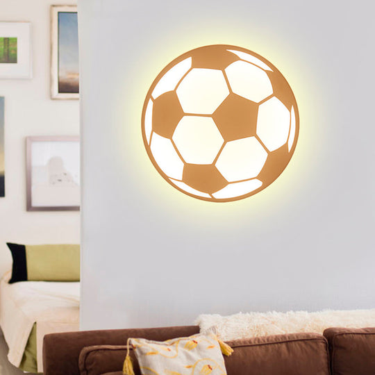 Modern White Acrylic LED Wall Lamp for Stairs - Flat Cartoon Shape, Stylish Design