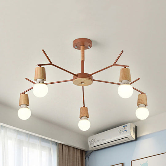 Nordic Branch Chandelier - Stylish Metal Pendant Light for Living Room
