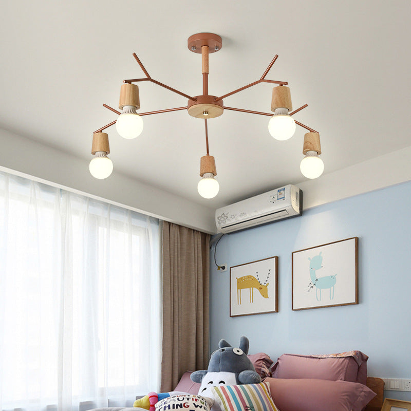Nordic Branch Chandelier - Stylish Metal Pendant Light for Living Room