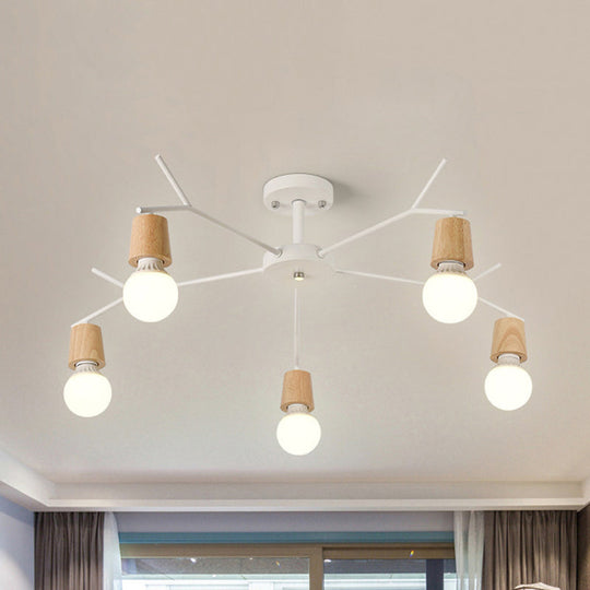 Nordic Branch Chandelier - Stylish Metal Pendant Light for Living Room