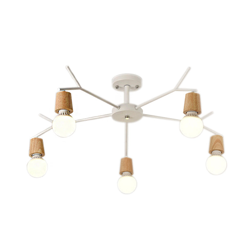 Nordic Branch Chandelier - Stylish Metal Pendant Light for Living Room