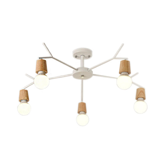 Nordic Branch Chandelier - Stylish Metal Pendant Light for Living Room