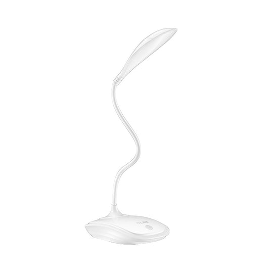 LED Desk Lamp with Touch-Sensitive 3-Level Dimmer, Silicone Arm, and Simple Design - Ideal for Study and Bedside Reading