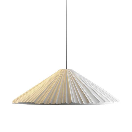 Nordic Style Cone Pendant Light - 1 Head Resin Hanging Light for Cafe or Restaurant