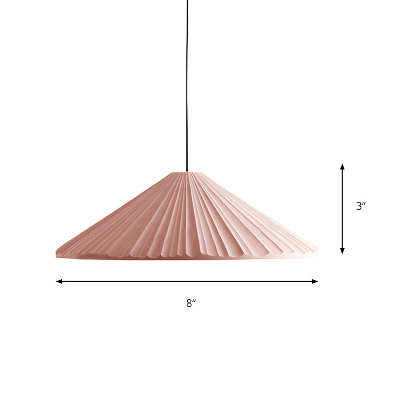 Nordic Style Cone Pendant Light - 1 Head Resin Hanging Light for Cafe or Restaurant