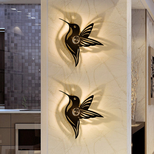 Modern Metal Wall Sconce - Cartoon Shape, Ideal for Study Room