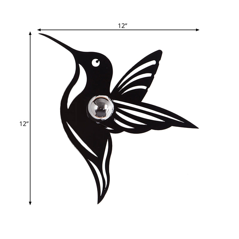 Modern Metal Wall Sconce - Cartoon Shape, Ideal for Study Room