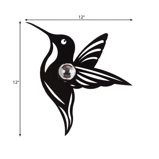 Modern Metal Wall Sconce - Cartoon Shape, Ideal for Study Room