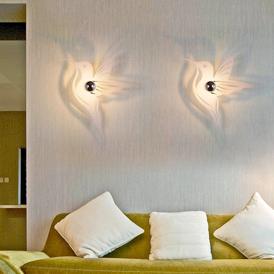 Modern Metal Wall Sconce - Cartoon Shape, Ideal for Study Room