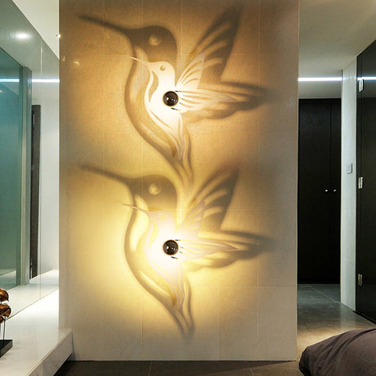 Modern Metal Wall Sconce - Cartoon Shape, Ideal for Study Room