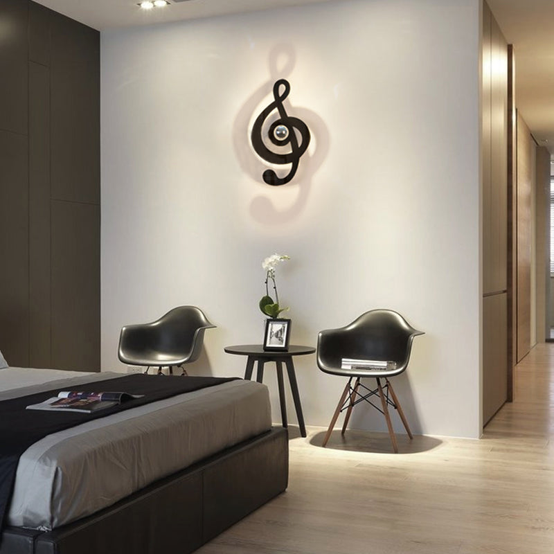 Modern Metal Wall Sconce - Cartoon Shape, Ideal for Study Room