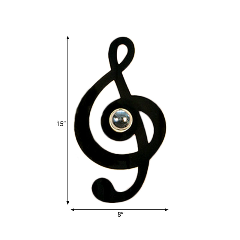 Modern Metal Wall Sconce - Cartoon Shape, Ideal for Study Room