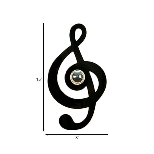 Modern Metal Wall Sconce - Cartoon Shape, Ideal for Study Room