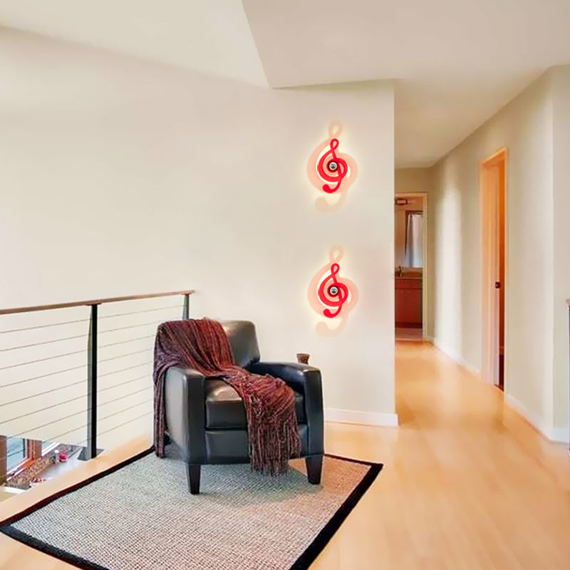 Modern Metal Wall Sconce - Cartoon Shape, Ideal for Study Room