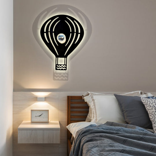 Modern Metal Wall Sconce - Cartoon Shape, Ideal for Study Room
