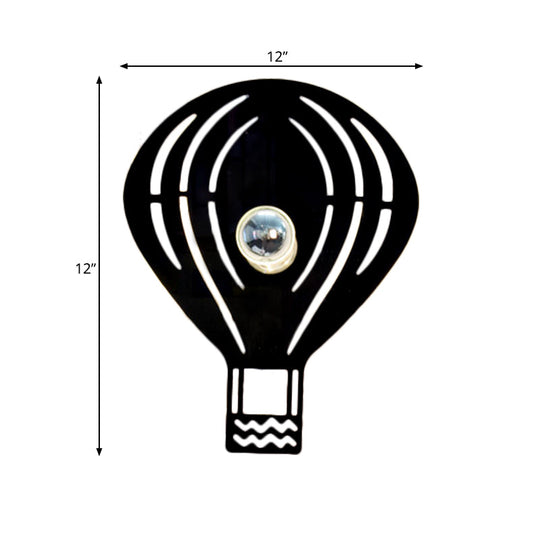 Modern Metal Wall Sconce - Cartoon Shape, Ideal for Study Room