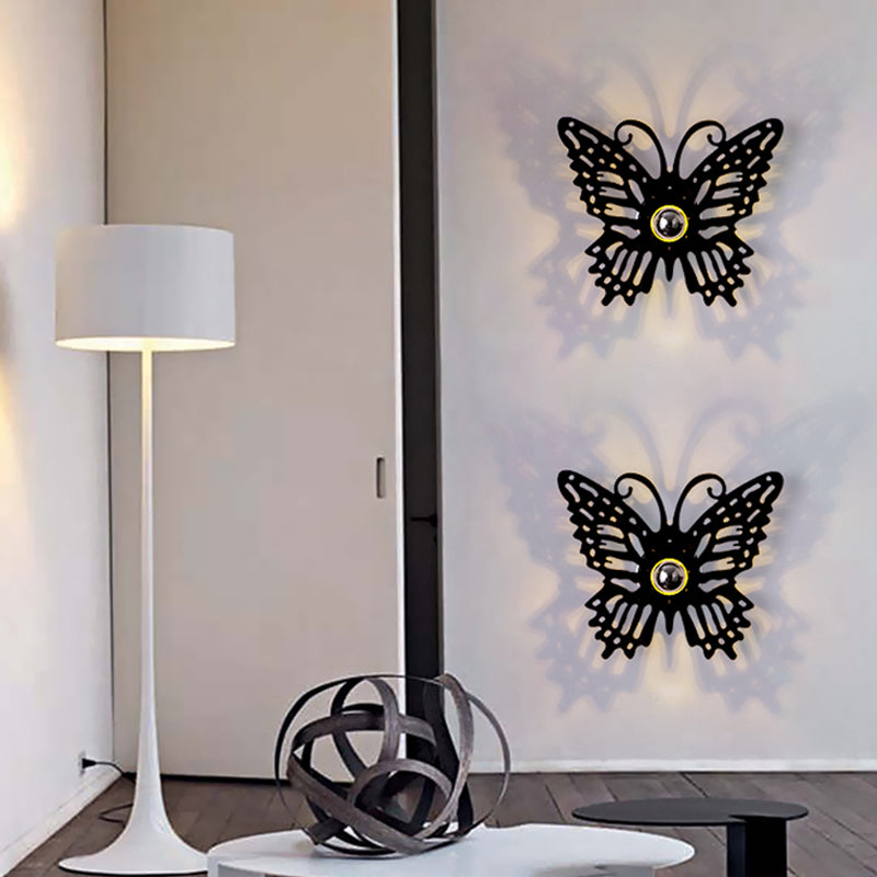 Modern Metal Wall Sconce - Cartoon Shape, Ideal for Study Room