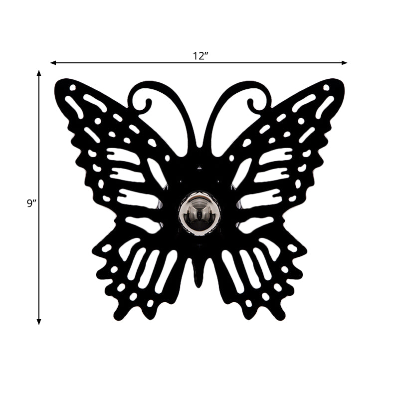 Modern Metal Wall Sconce - Cartoon Shape, Ideal for Study Room