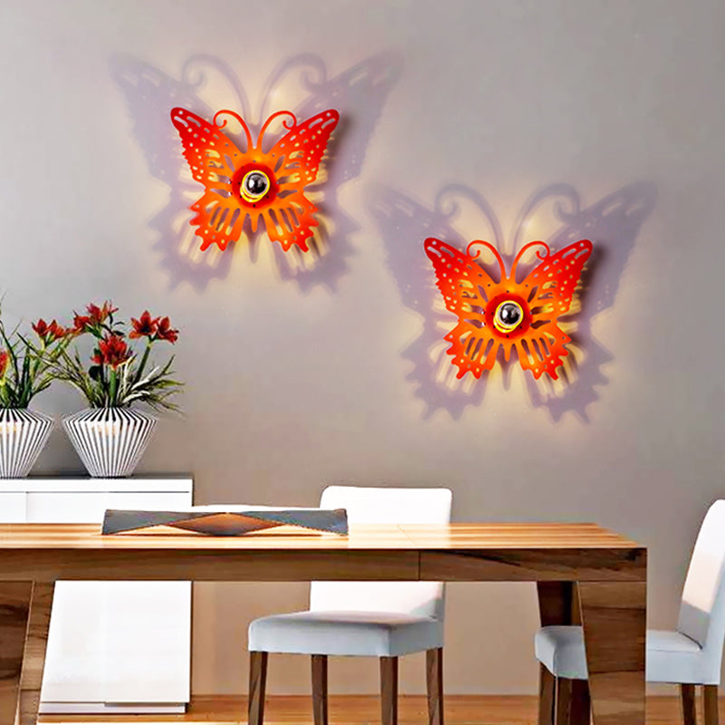 Modern Metal Wall Sconce - Cartoon Shape, Ideal for Study Room