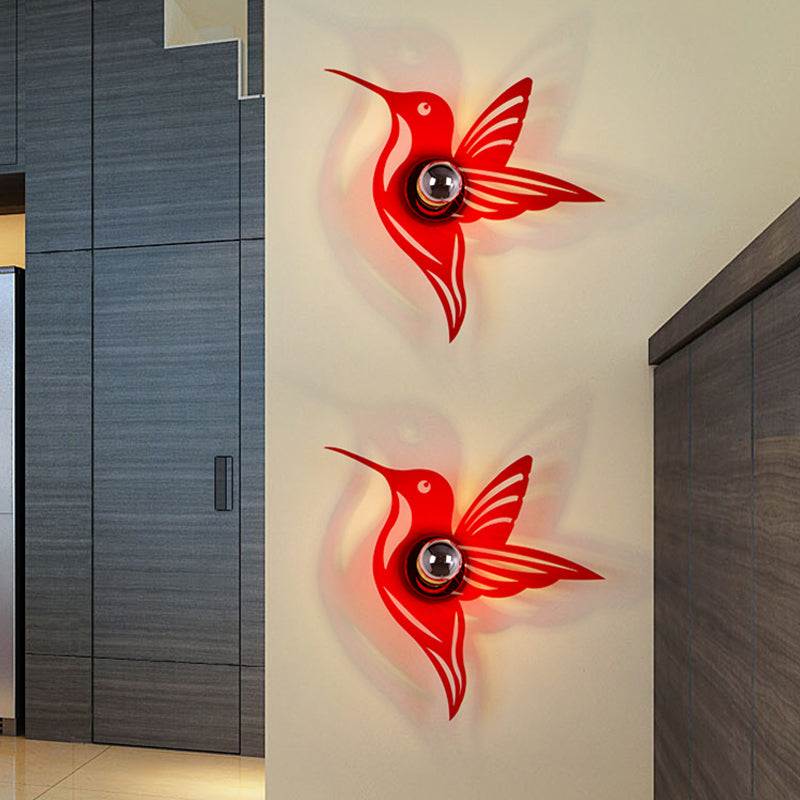 Modern Metal Wall Sconce - Cartoon Shape, Ideal for Study Room