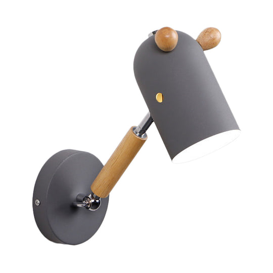 Nordic Stylish Metal Trojan Wall Sconce - 1-Light Wall Light for Dining Room