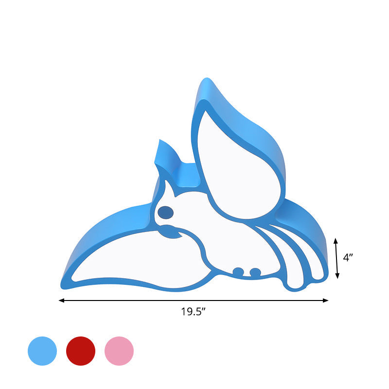 Colorful Acrylic Parrot LED Ceiling Light - Children's Flush Mount