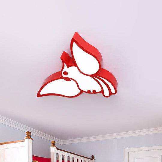 Colorful Acrylic Parrot LED Ceiling Light - Children's Flush Mount