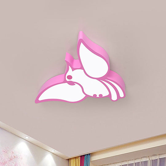Colorful Acrylic Parrot LED Ceiling Light - Children's Flush Mount