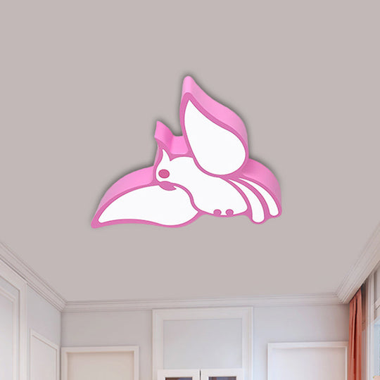 Colorful Acrylic Parrot LED Ceiling Light - Children's Flush Mount