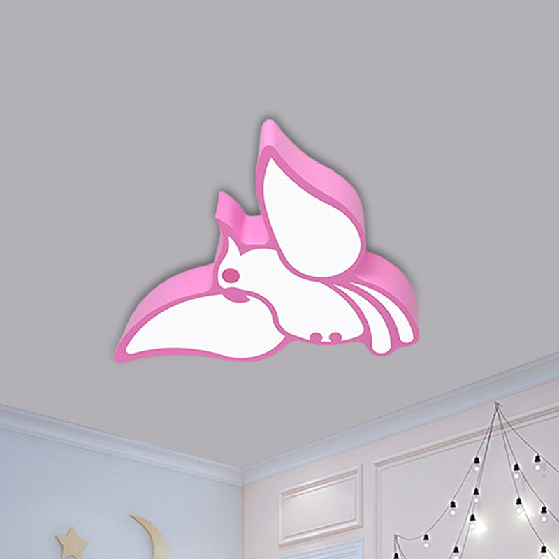 Colorful Acrylic Parrot LED Ceiling Light - Children's Flush Mount