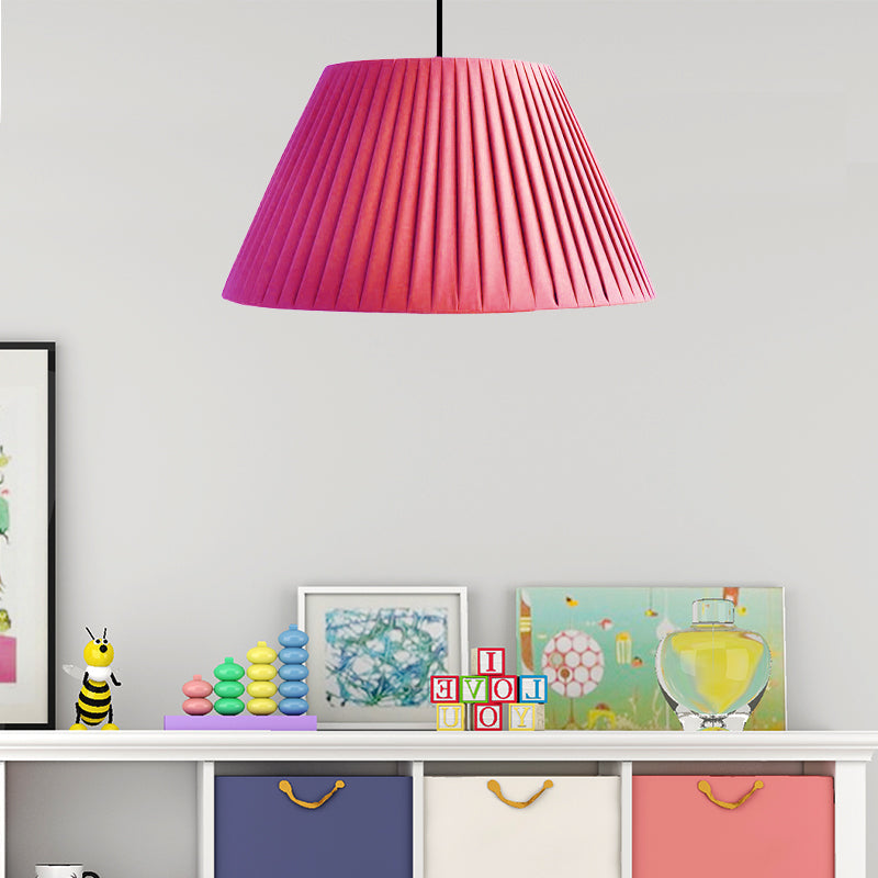 Foldable Fabric Hanging Pendant Lamp - Perfect for Girls' Bedroom