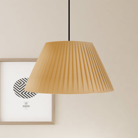 Foldable Fabric Hanging Pendant Lamp - Perfect for Girls' Bedroom