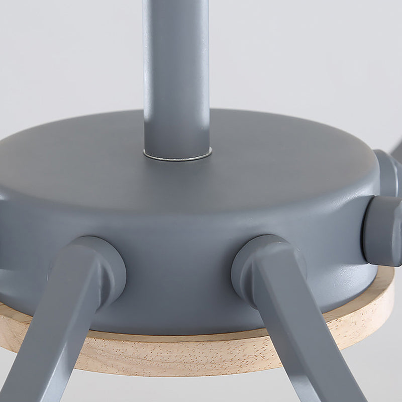 Macaron Loft Bud Shade Chandelier Light - Milk Glass Pendant for Child Bedroom in Green/Grey/Pink/White