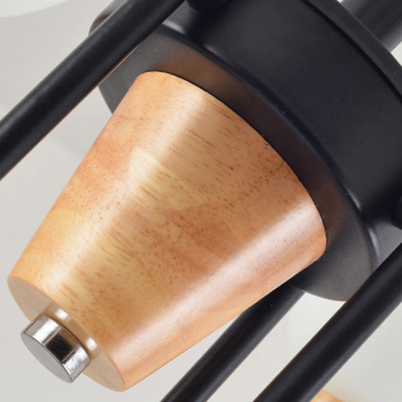 Contemporary Frosted Glass Chandelier - Modern White Bud Shape Suspended Light for Living Room and Kitchen