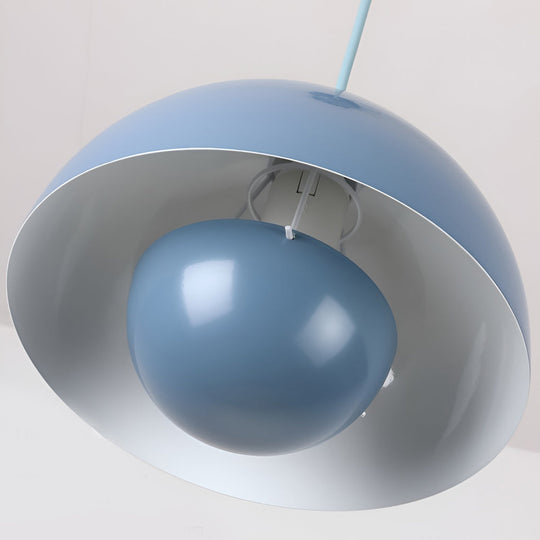 1 Light Metal Mushroom Nordic Flowerpot Pendant Light